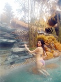 [tgod push goddess] on May 7, 2015, goddess drove to Han Panpan, a forest hot spring in Langkou, Xianning(29)